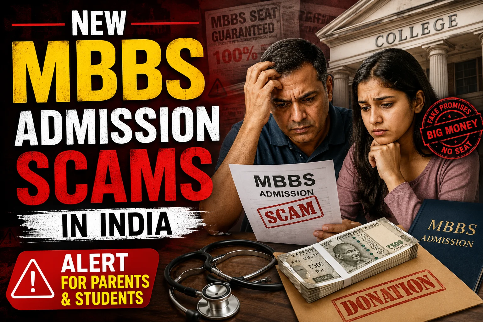 New MBBS Admission Scams in India: Alert for Parents & Students